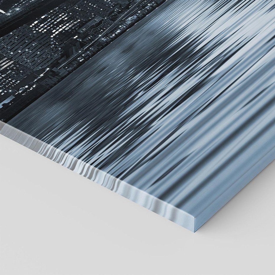 Obraz na płótnie 70x100 - Nocne pejzaże miasta - miasto, nocą