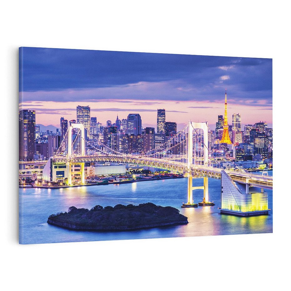 Obraz na płótnie 120x80 - Tokio - pulsujące serce Japonii - Tokio, Japonia