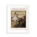 Plakat w ramie 40x50 - Klasyka Baletu - Edgar Degas, reprodukcja obrazu - rama biała