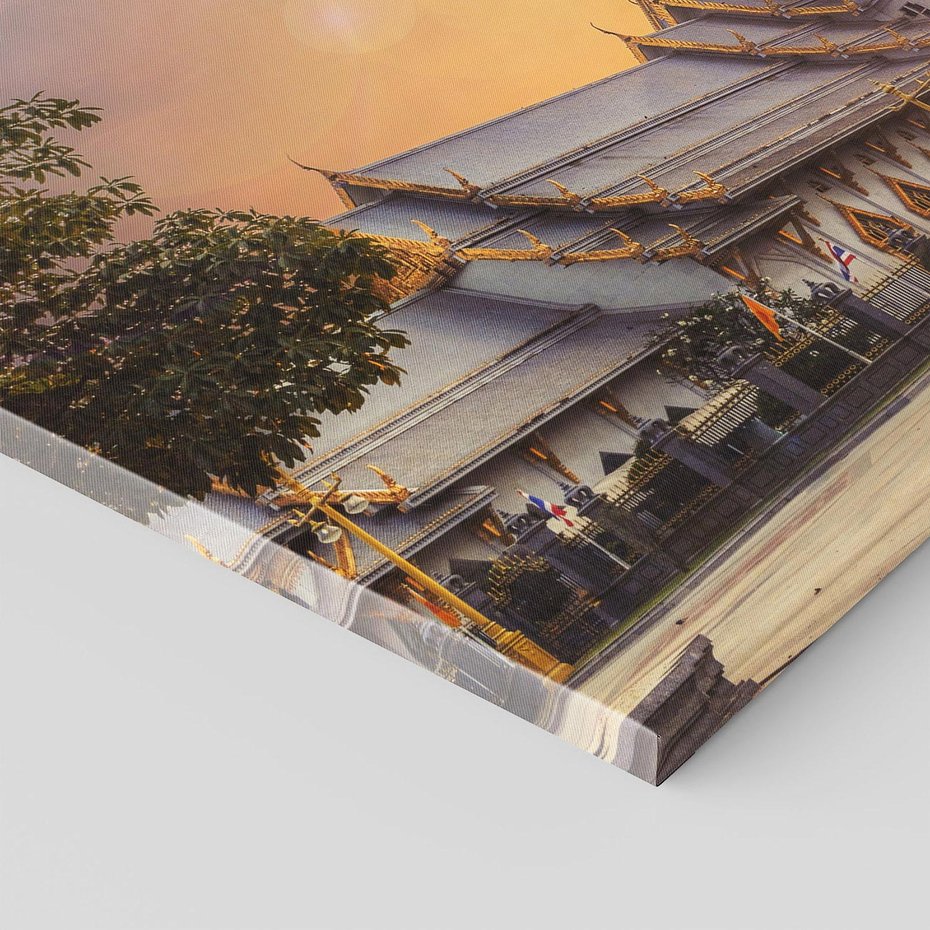 Obraz na płótnie 100x70 - Klasztor: Spokój Wschodnich Przestrzeni - klasztor, Azja