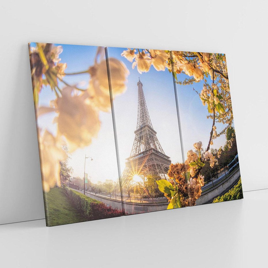 Obraz na płótnie 120x80 - Ikona Paryża - Wieża, Eiffla