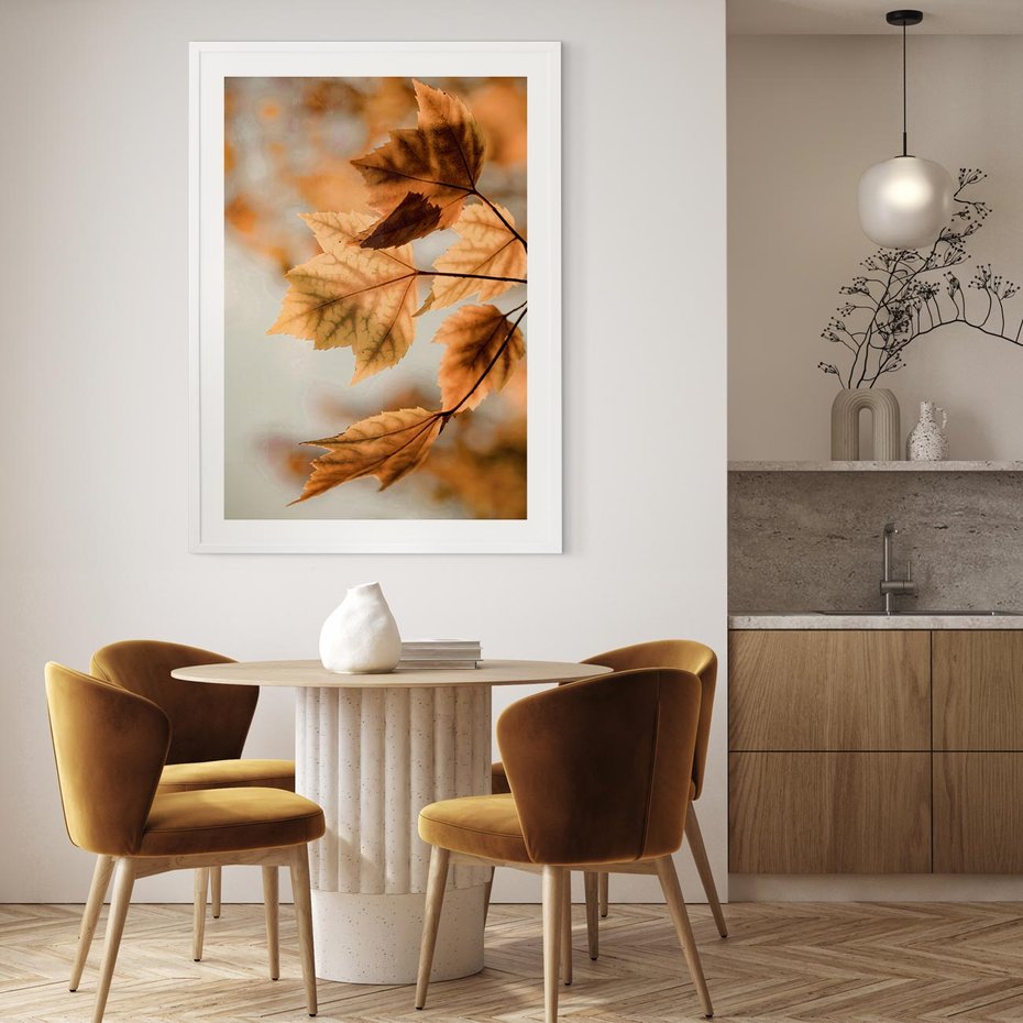 Plakat bez ramy 30x40 - Magia Jesieni - liście, jesień