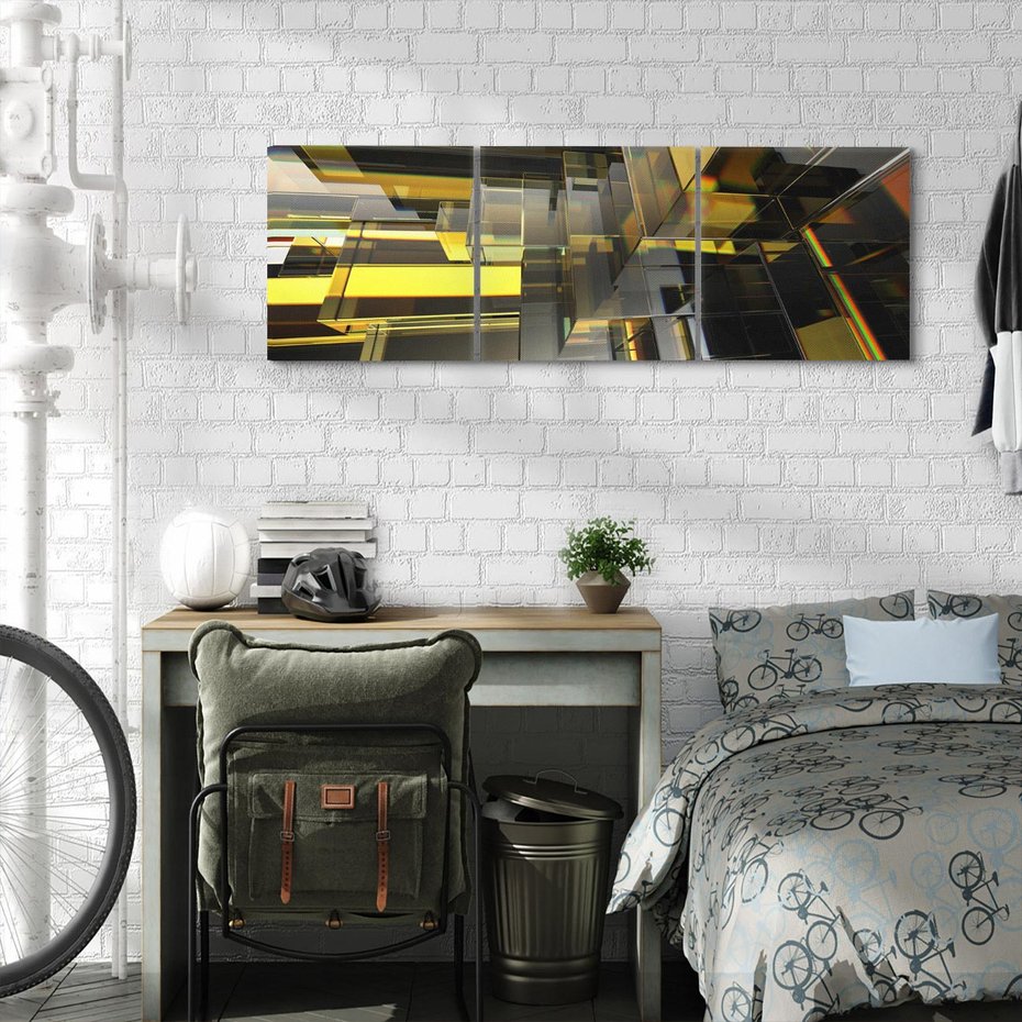 Obraz na płótnie 120x40 - Nowoczesna sztuka - nowoczesna, sztuka