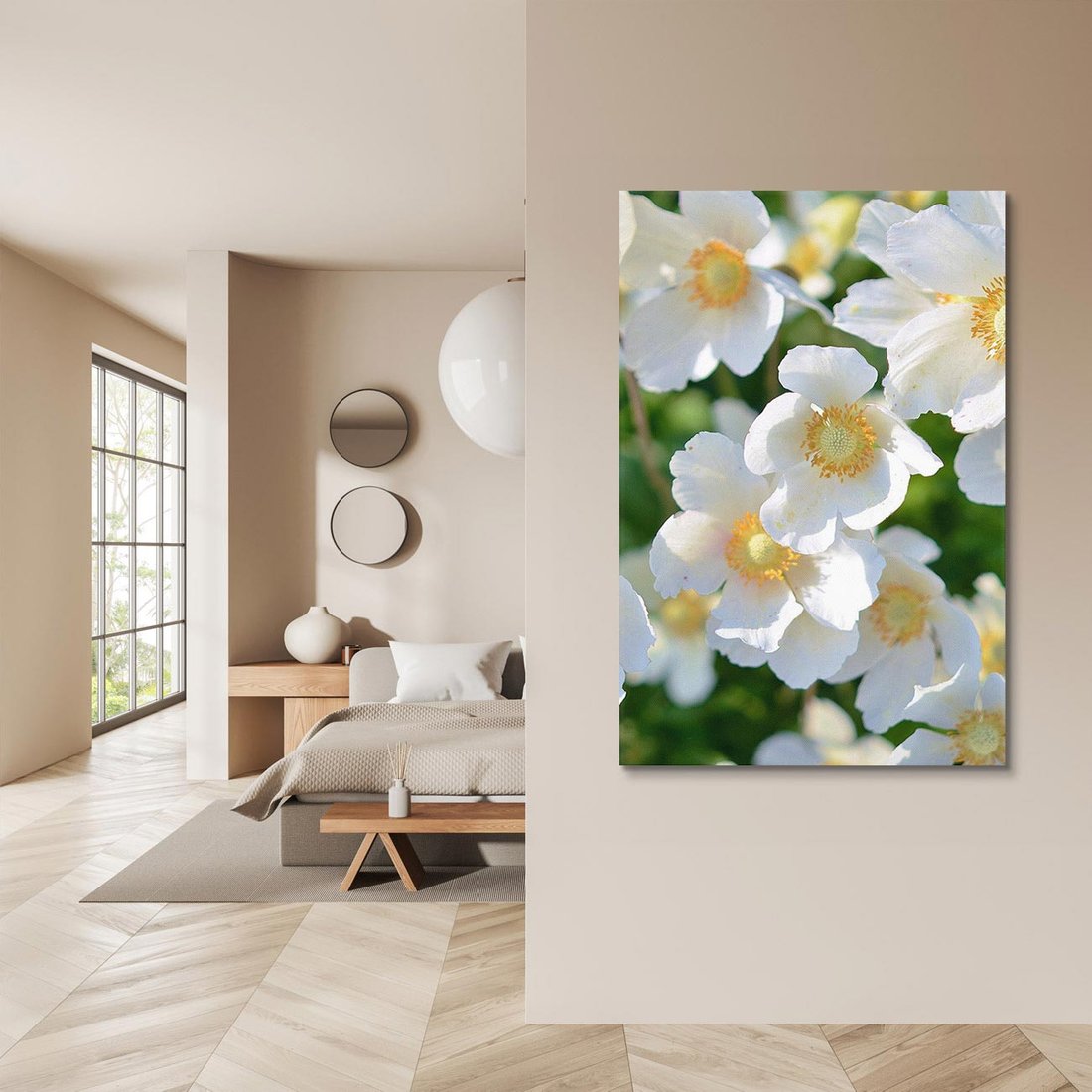 Obraz na płótnie 50x70 - Kwiatowy Raj - kwiat, kwiaty