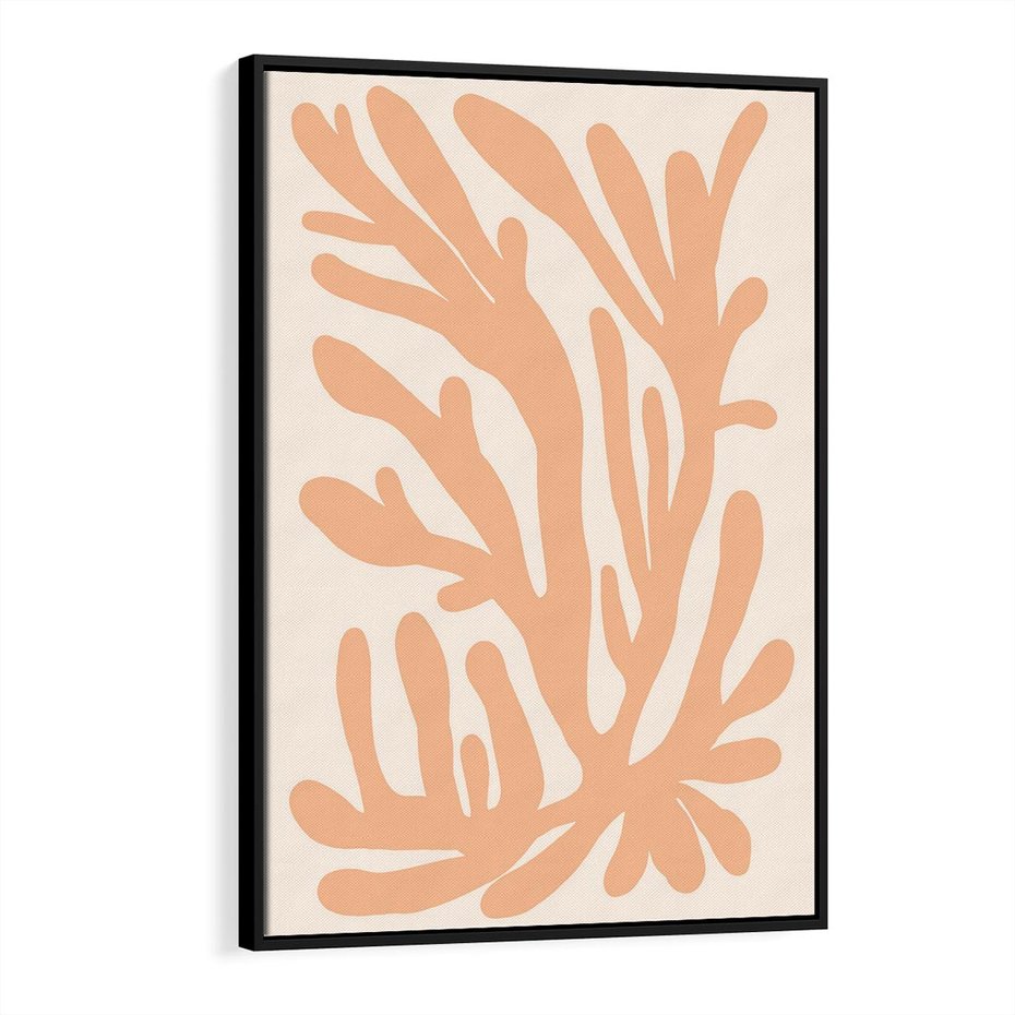 Obraz w ramie 50x70 - Rozkwitające Abstrakcje - nowoczesna sztuka, plakat modern - rama czarna