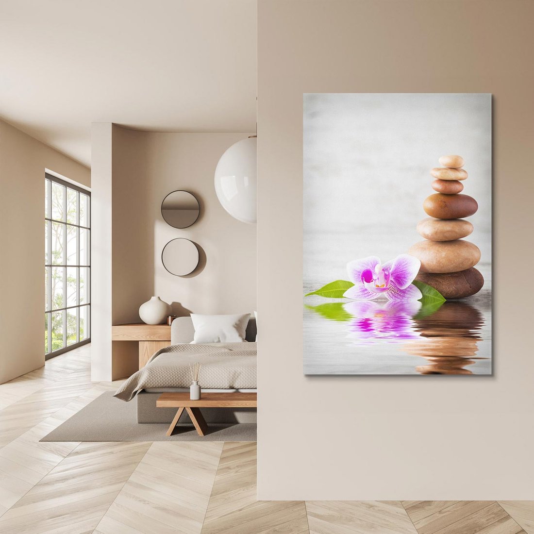 Obraz na płótnie 50x70 - Spa japońskie: sztuka relaksu - spa, japońskie