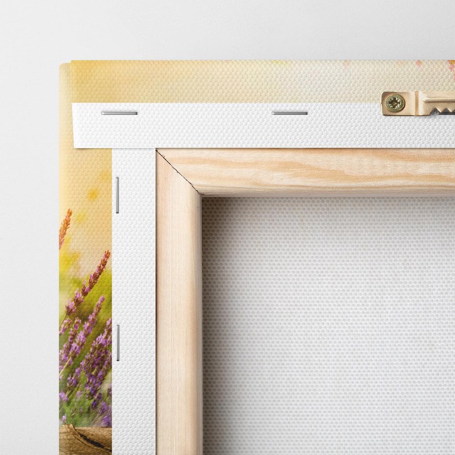 Obraz na płótnie 70x50 - Delikatność i Urok - lawenda, kwiat