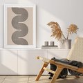 Plakat bez ramy 21x30 - Bezgraniczne Odbicia - abstrakcyjne linie, geometria