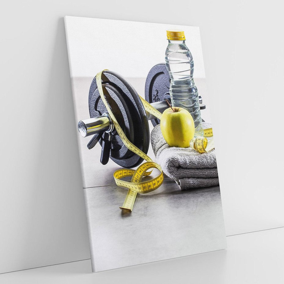 Obraz na płótnie 70x100 - Energiczna Fitnessowa Pasja - siłownia, fitness