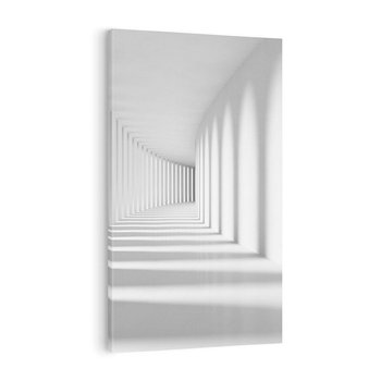 Obraz na płótnie 50x70 - Abstrakcyjny tunel: Podróż w inną przestrzeń - 3D, abstrakcja