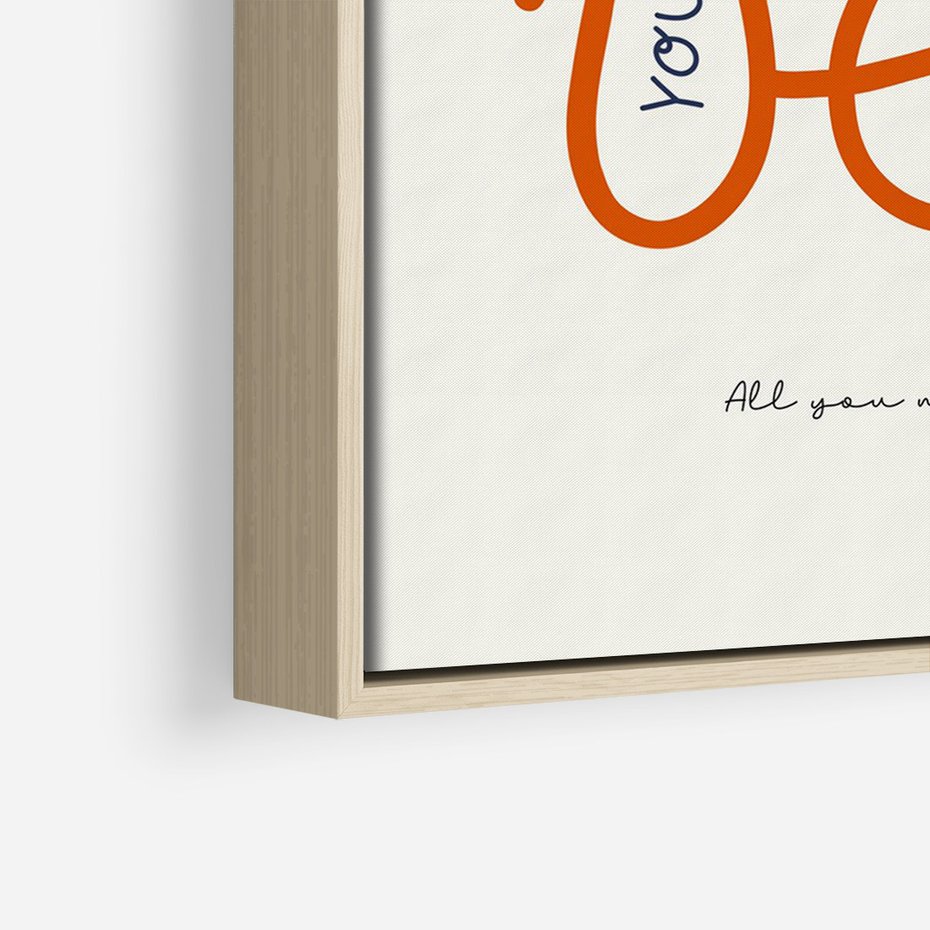 Obraz w ramie 80x120 - Pastelowa Siła Miłości - miłość, love - rama drewno