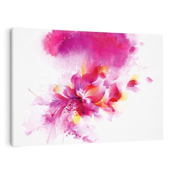 Obraz na płótnie 70x50 - Kwiaty abstrakcji - abstrakcja, kwiaty