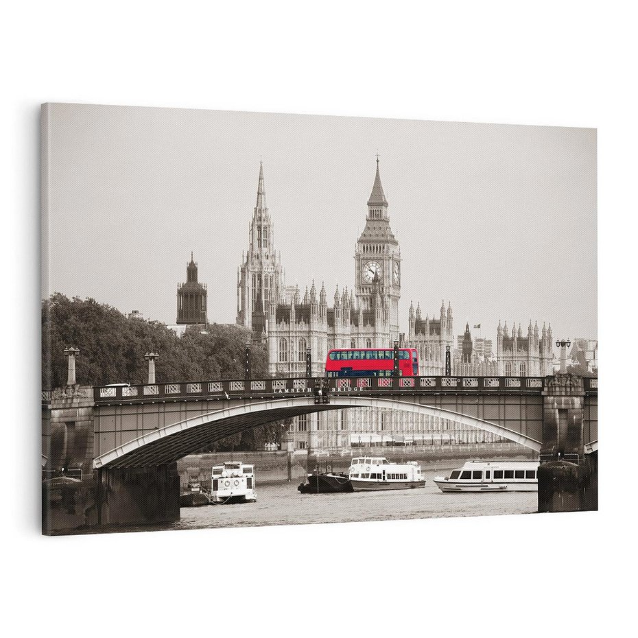 Obraz na płótnie 120x80 - Ikona Londynu - Most - most, Londyn