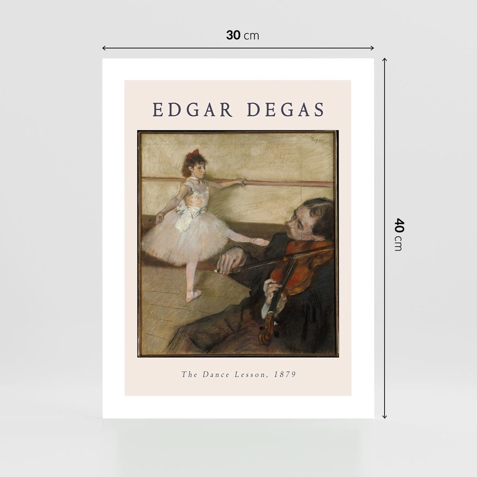 Plakat bez ramy 30x40 - Klasyka Baletu - Edgar Degas, reprodukcja obrazu