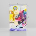 Obraz na płótnie 50x70 - "Żółty-Czerwony-Niebieski" Wassily Kandinsky - Reprodukcja - reprodukcja, obraz na płótnie