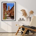 Plakat bez ramy 21x30 - Urok włoskich uliczek - włoskie, uliczki