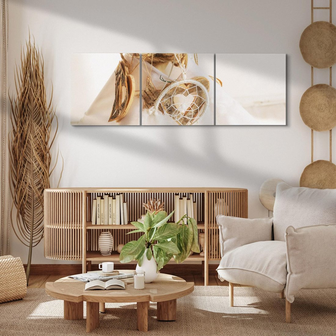 Obraz na płótnie 120x40 - Oaza Swobodnego Stylu - boho, tipi