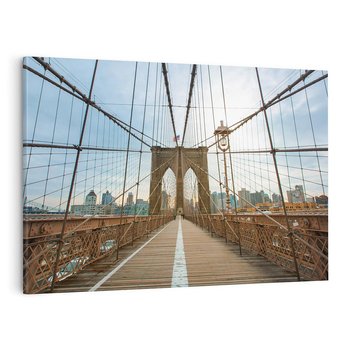 Obraz na płótnie 120x80 - Duch Manhattanu - most, Nowy Jork