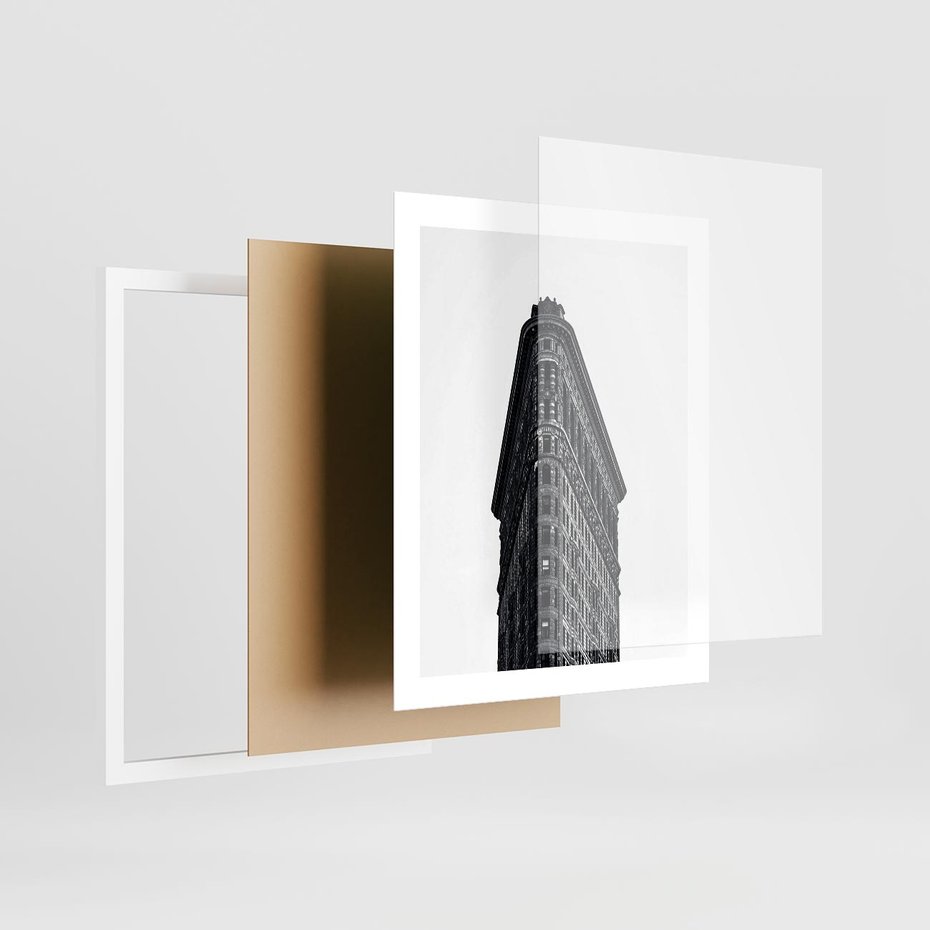 Plakat w ramie 40x50 - Majestatyczna Architektura - architektura, majestatyczny budynek - rama biała