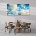 Obraz na płótnie 100x50 - Niebiańska Przestrzeń: Chmury na Horyzoncie - niebo, chmury