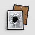 Plakat w ramie 40x50 - Nowoczesna Abstrakcja - grafika, nowoczesna - rama czarna