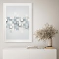 Plakat bez ramy 30x40 - Trójwymiarowe formy geometryczne - geometria, 3D