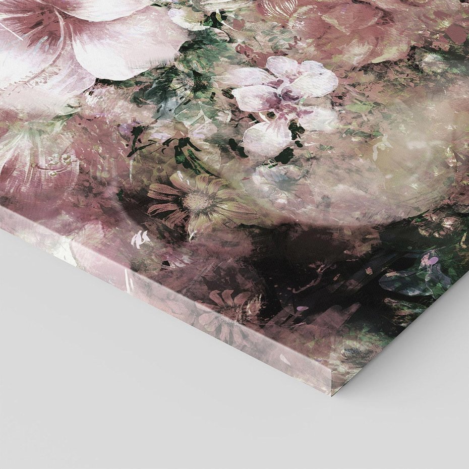 Obraz na płótnie 70x100 - Piękno natury na płótnie - kwiaty, olejne