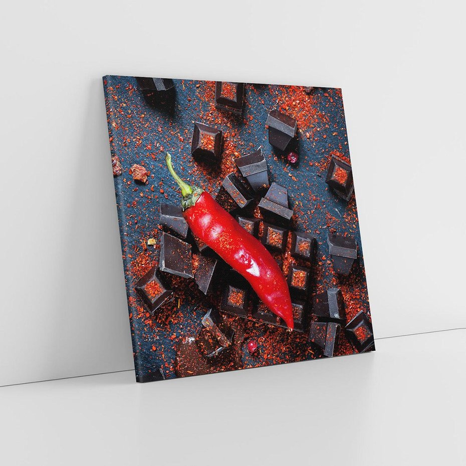 Obraz na płótnie 40x40 - Papryka w Restauracji - restauracja, papryka