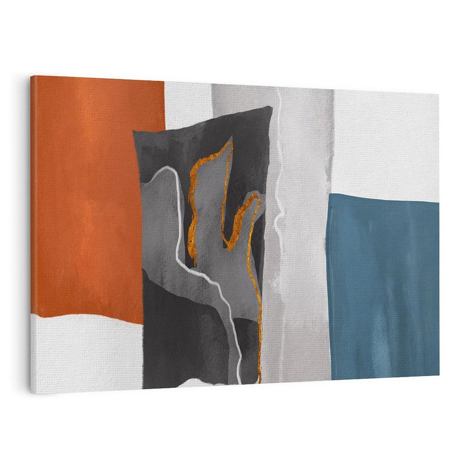 Obraz na płótnie 120x80 - Nowoczesna geometria - nowoczesny, geometryczny