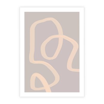 Plakat bez ramy 30x40 - Nowoczesne Odbicia - minimalistyczny obraz, nowoczesny