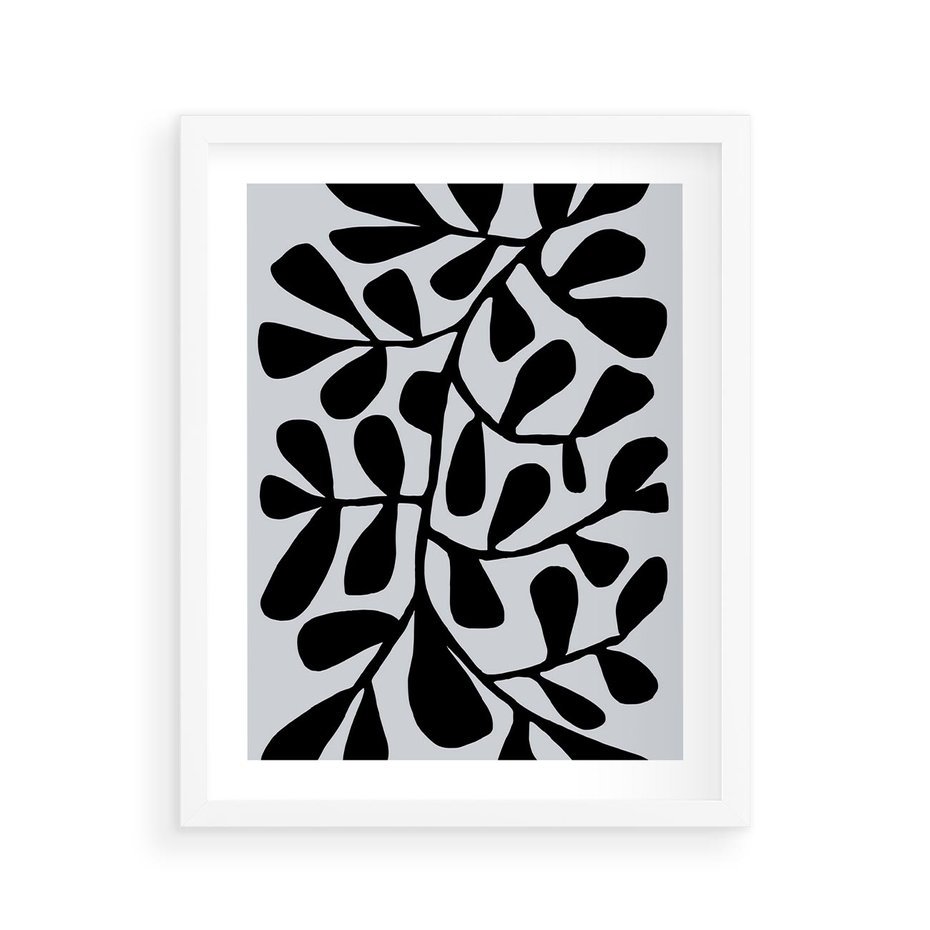 Plakat w ramie 40x50 - Echa Wyobraźni - matisse, sztuka nowoczesna - rama biała