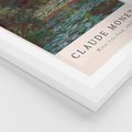 Plakat w ramie 40x50 - Sztuka i Litera - Claude Monet, reprodukcja obrazu - rama biała
