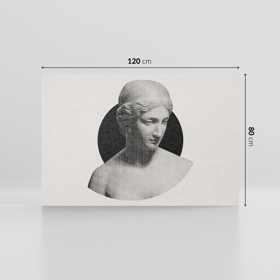 Obraz na płótnie 120x80 - Sztuka Zeszłych Czasów - antyczna rzeźba kobiety, posąg