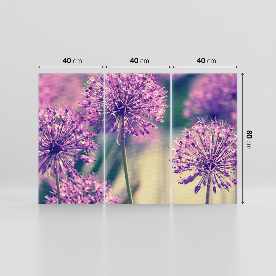 Obraz na płótnie 120x80 - Kwiatowa łąka w pełnym rozkwicie - kwiaty, łąka