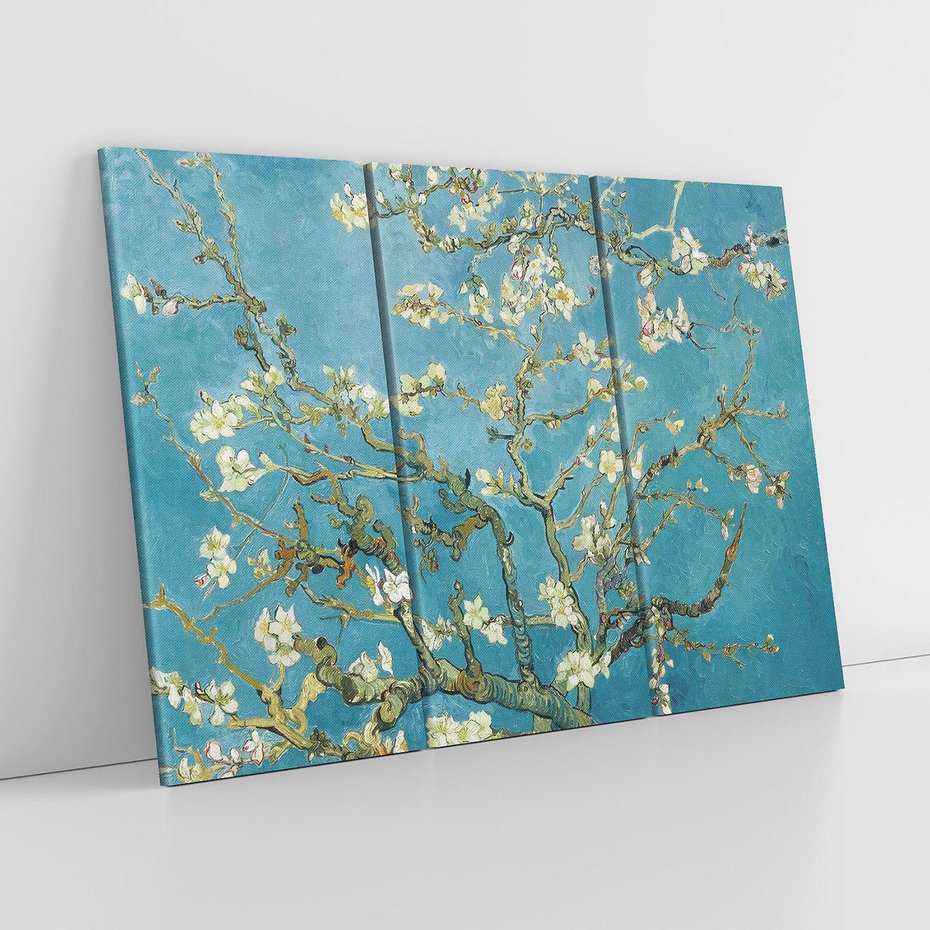 Obraz na płótnie 120x80 - Almond blossom 1890, Vincent van Gogh - Reprodukcja - reprodukcja, obraz na płótnie