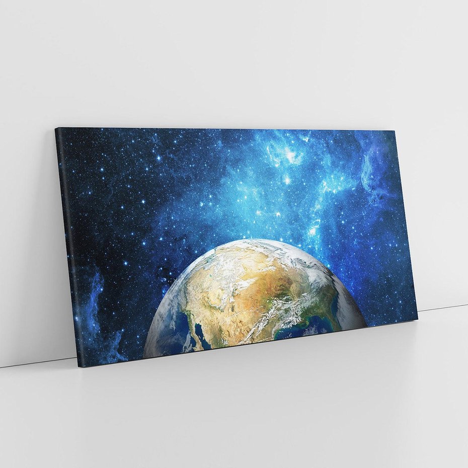 Obraz na płótnie 140x70 - Kosmiczne Horyzonty - Ziemia, kosmos