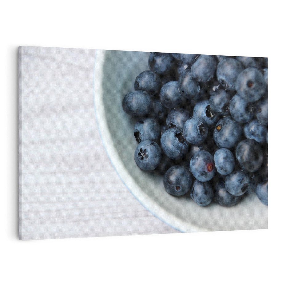 Obraz na płótnie 100x70 - Borówki - Owocowy Urok Lasu - borówki, owoce