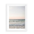 Plakat w ramie 50x70 - Morze i Fale - morze, fale - rama biała
