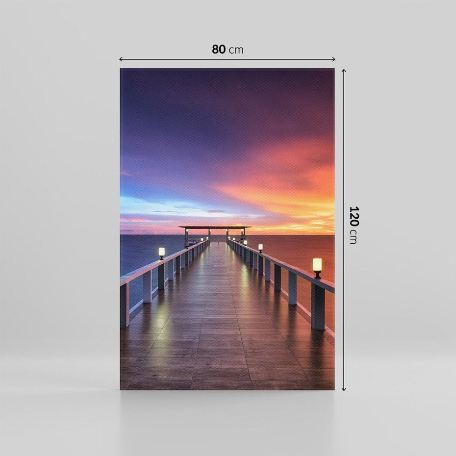 Obraz na płótnie 80x120 - Bangkok nad Wodą: Urok Tajlandii - Bangkok, morze