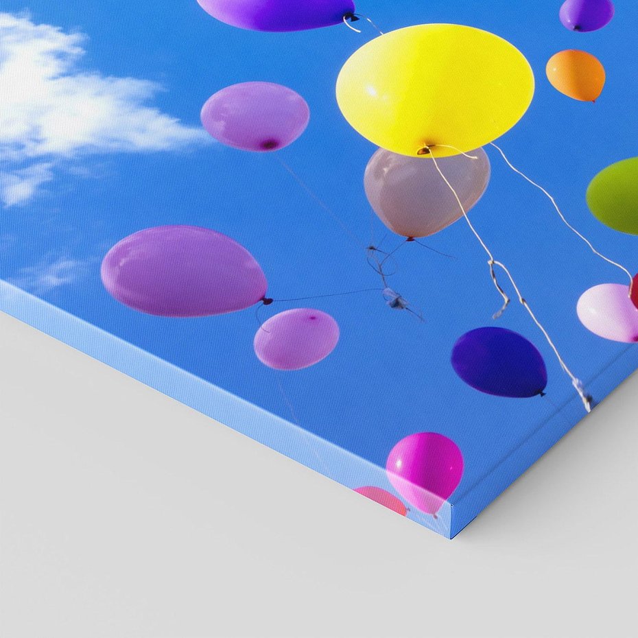 Obraz na płótnie 90x30 - Niebo pełne balonów - niebo, balony