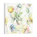 Obraz na płótnie 40x40 - Delikatne Kolory - akwarelowe, kwiaty