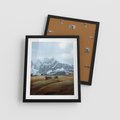 Plakat w ramie 40x50 - Odkryj Ich Urok - góry, skandynawia - rama czarna