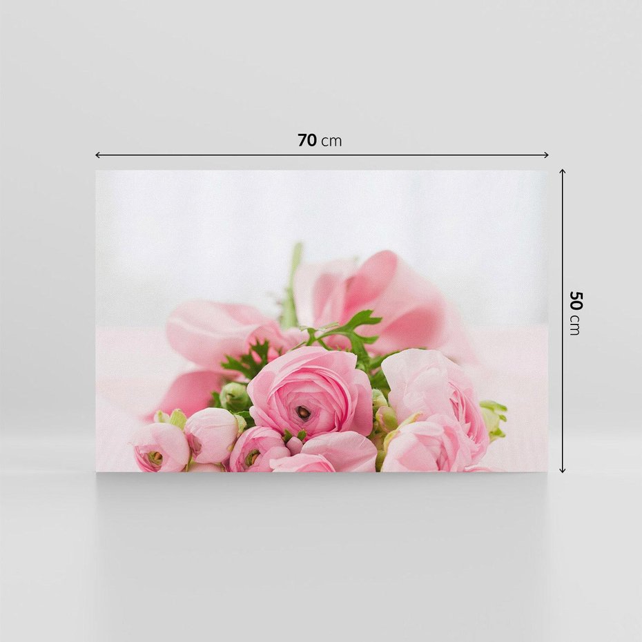 Obraz na płótnie 70x50 - Bukiet Róż - róże, bukiet