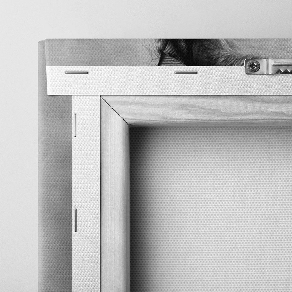 Obraz na płótnie 70x70 - Pyszny Deser - retro zdjęcie, czarno białe