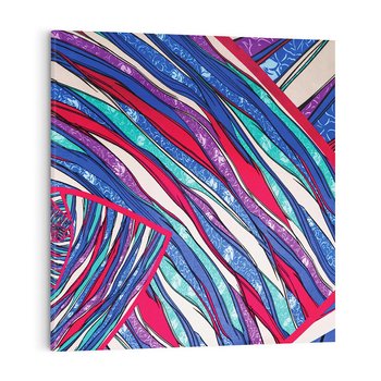 Obraz na płótnie 30x30 - Abstrakcyjna Gra Świateł i Cieni - abstrakcja