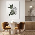 Plakat bez ramy 21x30 - Grono Abstrakcji - minimalistyczny plakat, winogrona