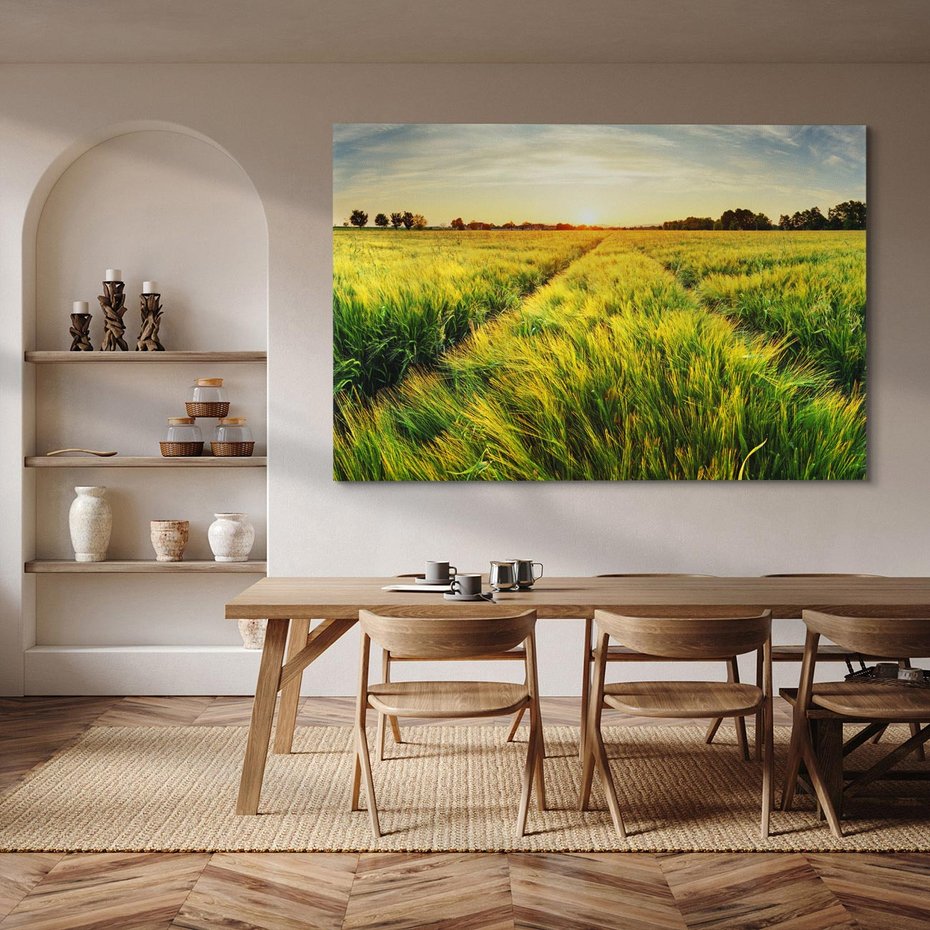 Obraz na płótnie 120x80 - Idylliczna łąka - łąka, natura