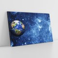 Obraz na płótnie 100x70 - Kosmiczne podróże na Ziemię - kosmos, ziemia