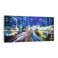 Obraz na płótnie 120x60 - Nocne Światła Miasta - noc, miasto