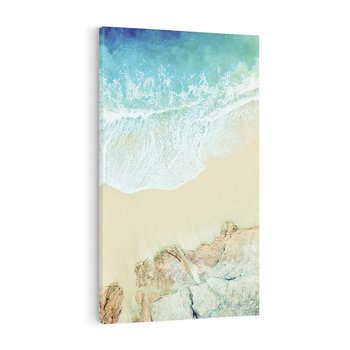 Obraz na płótnie 50x70 - Turkusowe Skrzydła - morze, plaża